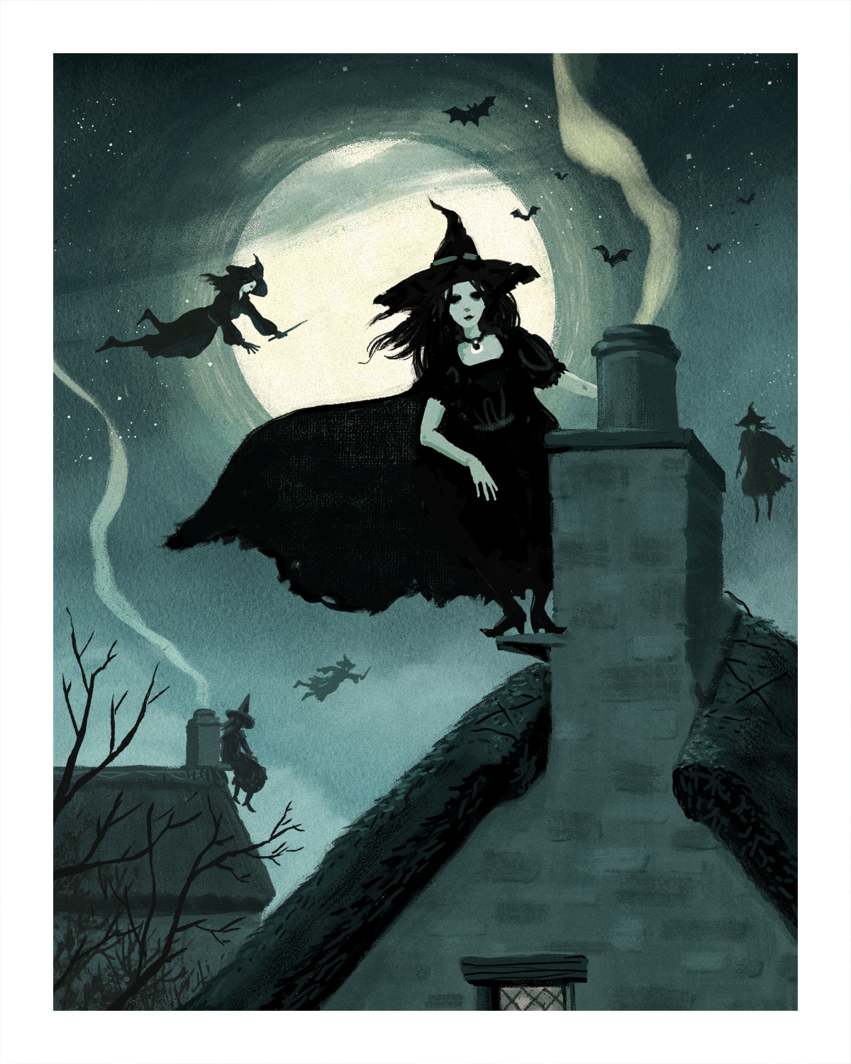 Guernsey - Witches seats 10 x 8 Giclee Print